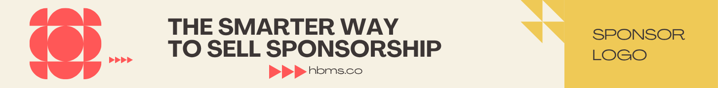 Sponsor banner: The smarter way to sell sponsorship, hbms.co